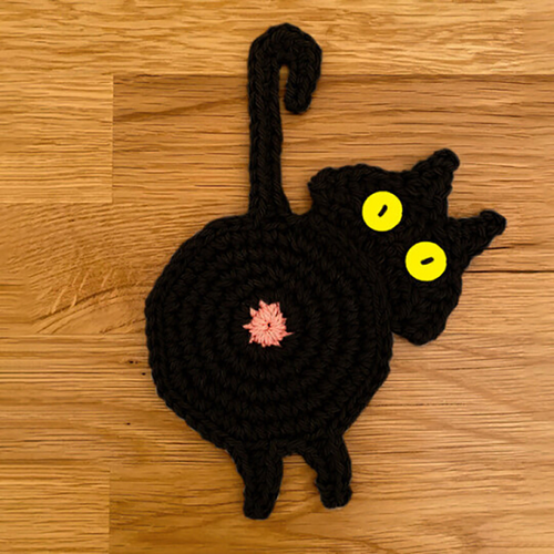 Cat Butt Coaster