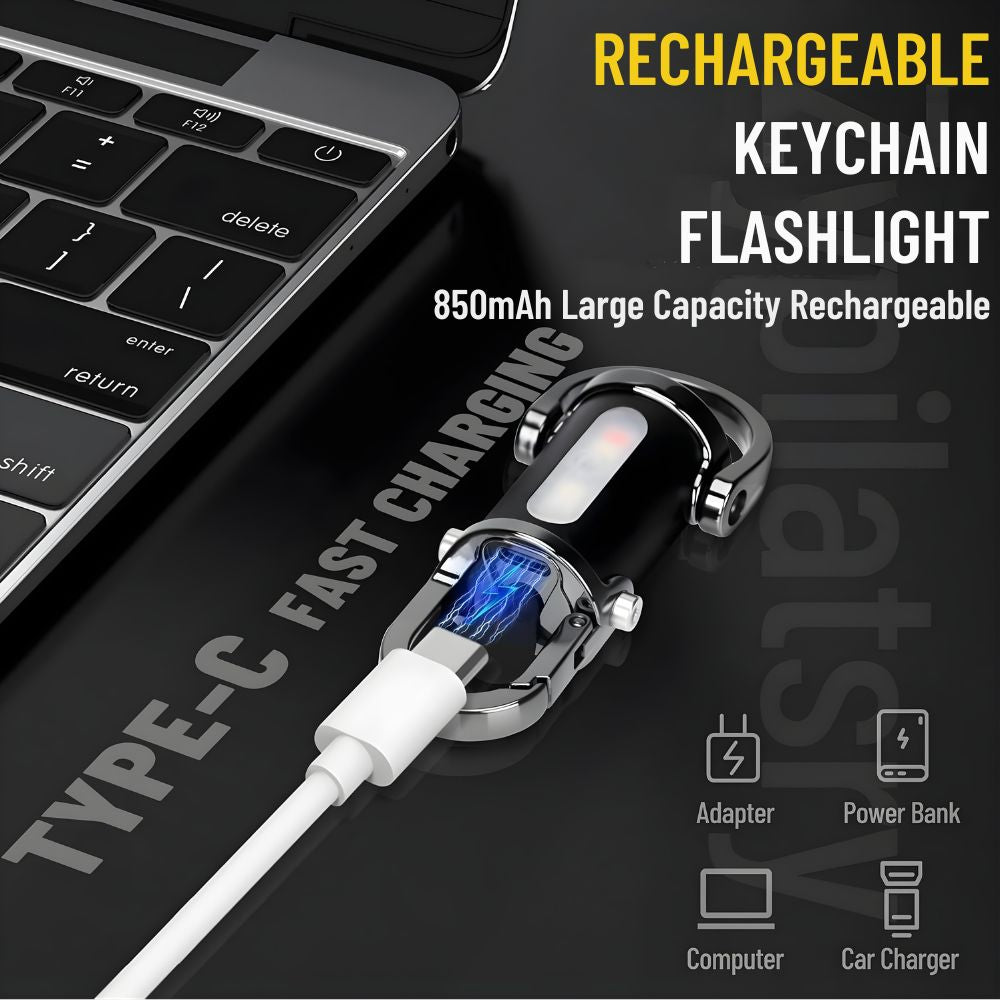 KeyBeam™ | Tiny Flashlight Keychain