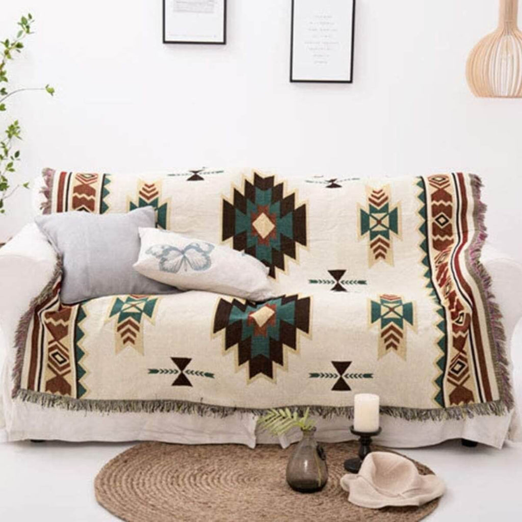 Geometric Aztec Blanket